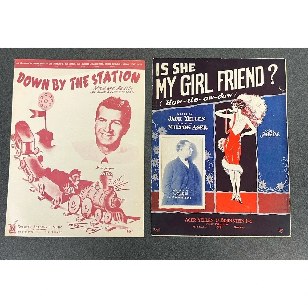 Lot of 15 Sheet Music Pieces Cover Art Musicals Movies Crafts Scrapbooking